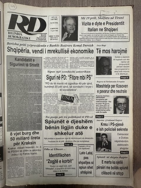 Rilindja Demokratike 1996-04-17